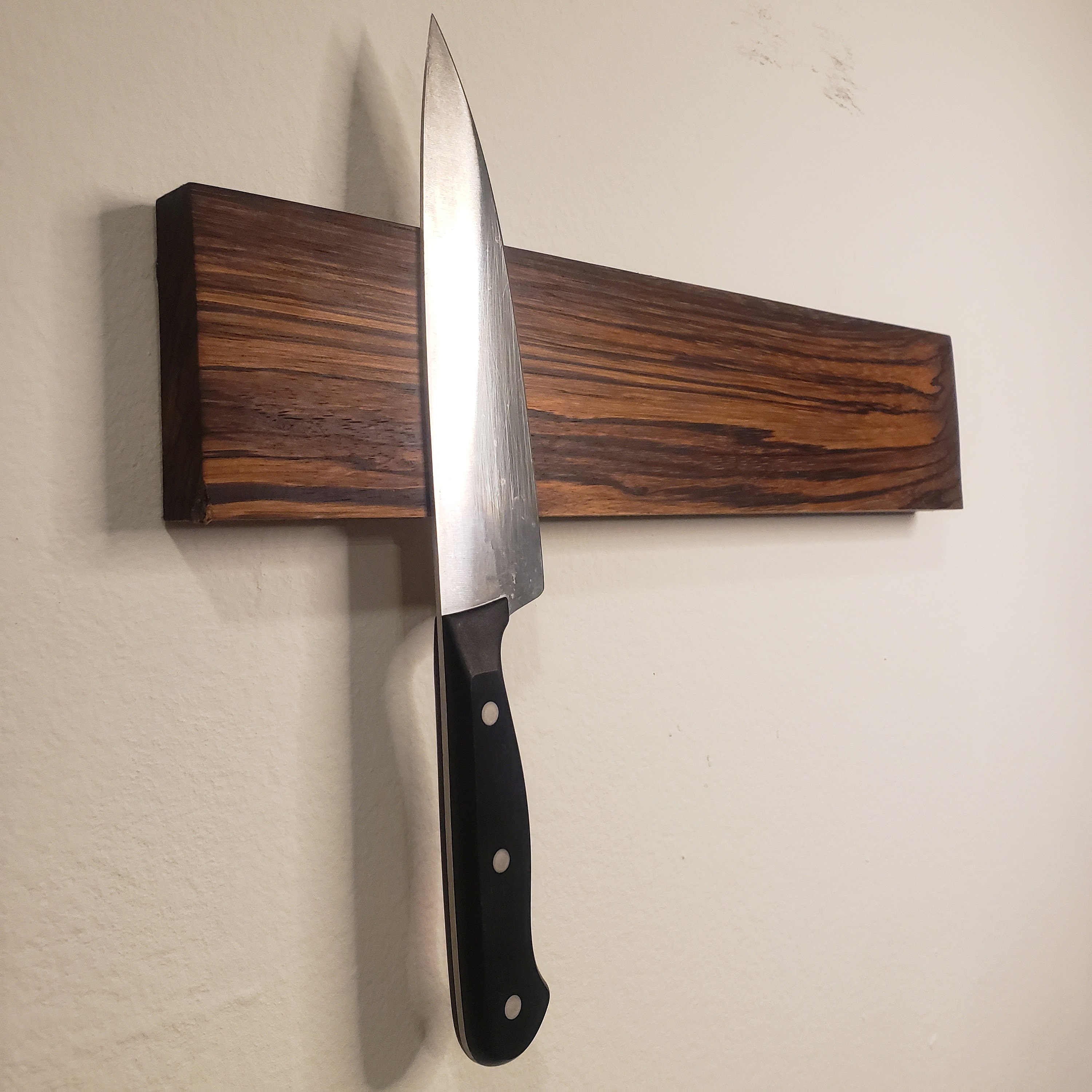 Knife Holder Live Edge Slab Etsy