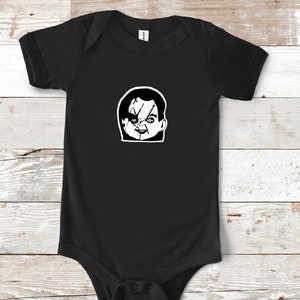 Infant Chuck Doll Good Guy Horror Movie Graphic Tee T-Shirt