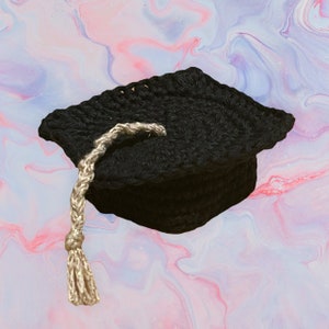 Crochet Graduation Hat - small cute gift