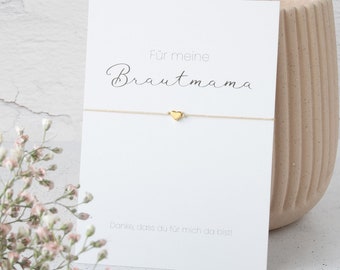 bracciale in filograna macramè per la mamma sposa come piccolo ringraziamento con il cuore