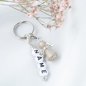 Keychain Guardian Angel Personalized Small Gift Idea Mother&#39;s Day Birthday Christmas Advent Calendar School Enrollment Lucky Charm