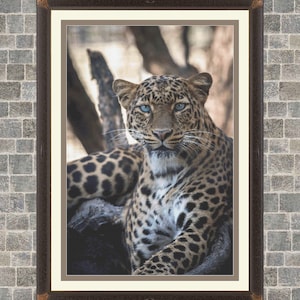 Cheetah - Beautiful Wildlife Series Full Coverage Cross Stitch Pattern PDF