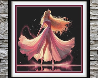 Wzór krzyżykowy Dancing Aurora w formacie PDF