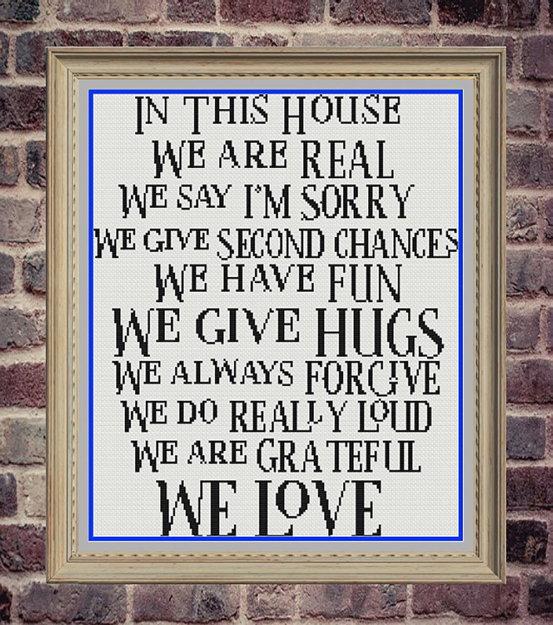 Halloween Poster | In This House We Love Family Dream Big Love
