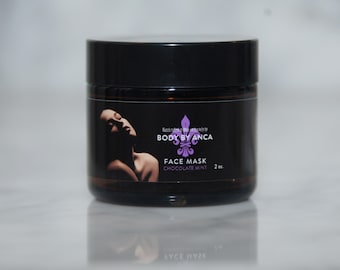 Mascarilla facial de chocolate y menta