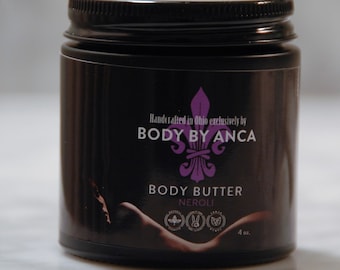 Manteca corporal natural/Aceite de coco, aceite de aguacate, manteca de karité, manteca de cacao, diferentes aceites esenciales para fragancia.