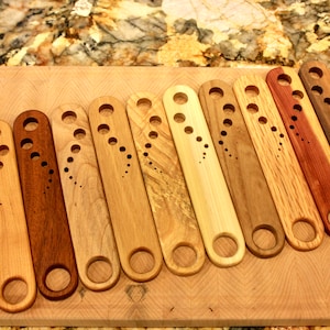 Handmade Wooden Herb Strippers - Variety of Woods