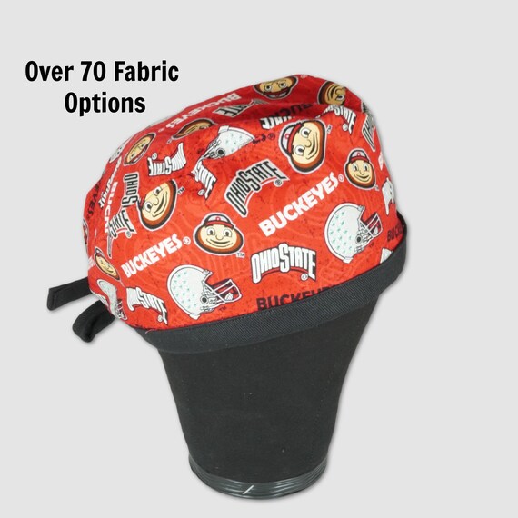 Ohio State Unisex Scrub Cap Ties and 