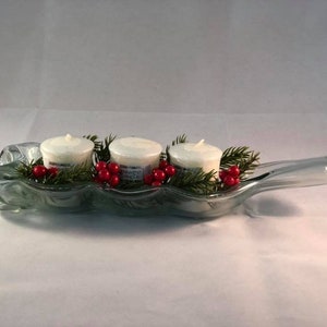 Wine Bottle Candle Holder