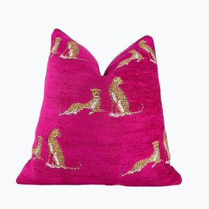 Hot pink decorative pillows sale