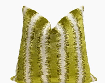 chartreuse throw pillow
