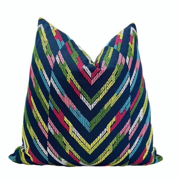 Navy Pillow Covers Etsy