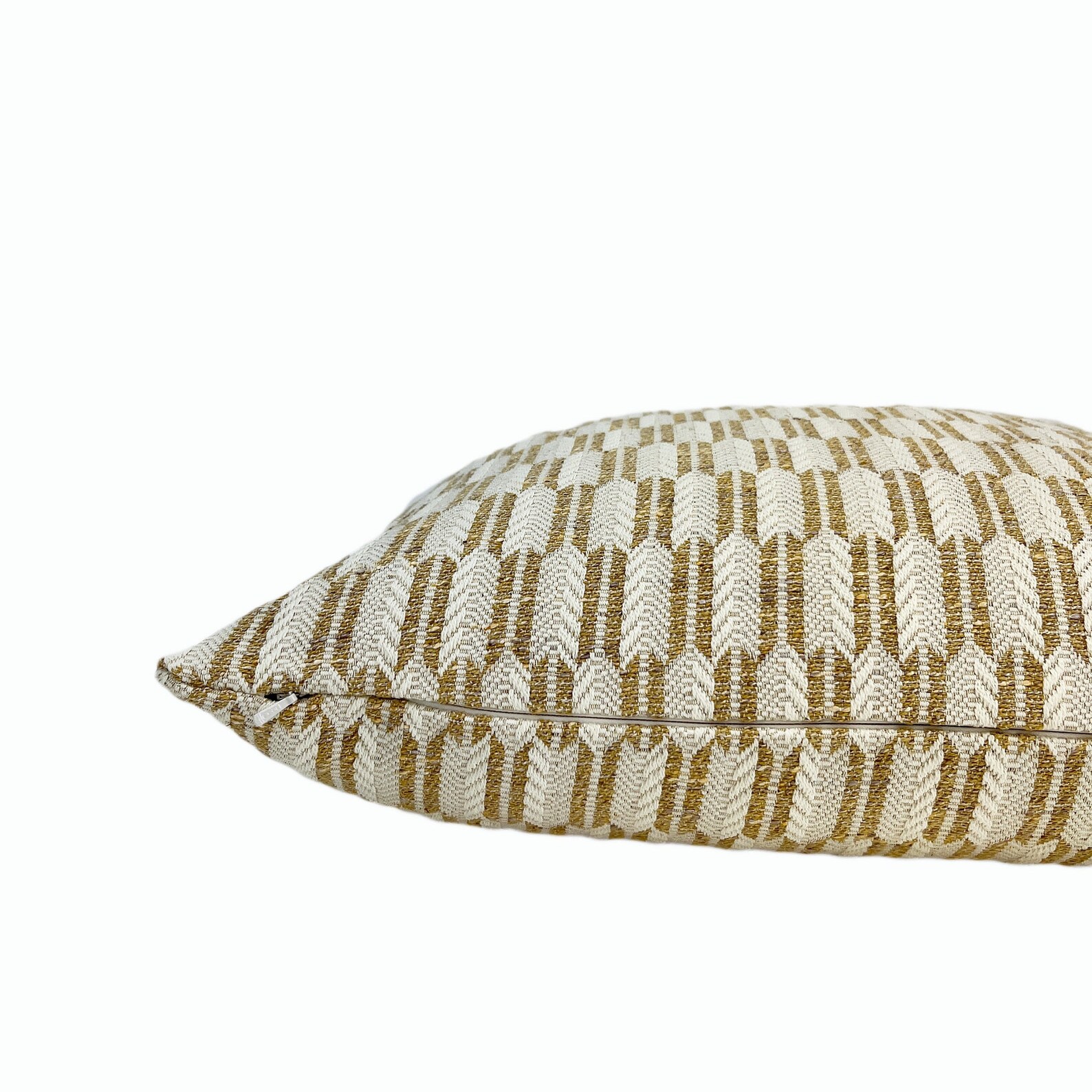 Gold and Cream Textured Throw Pillow Cover Gold and Cream Etsy