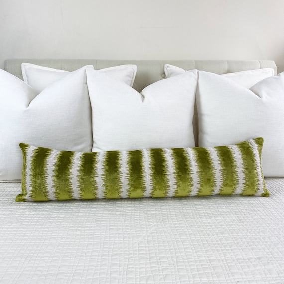 Lime green lumbar pillows hot sale