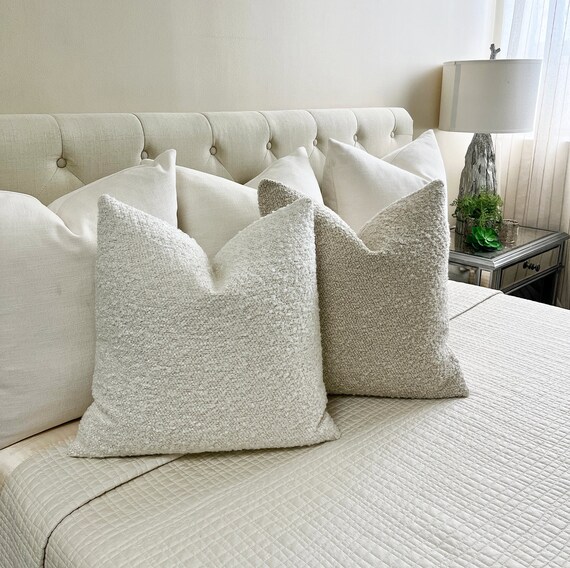 Off white pillow shams cheap