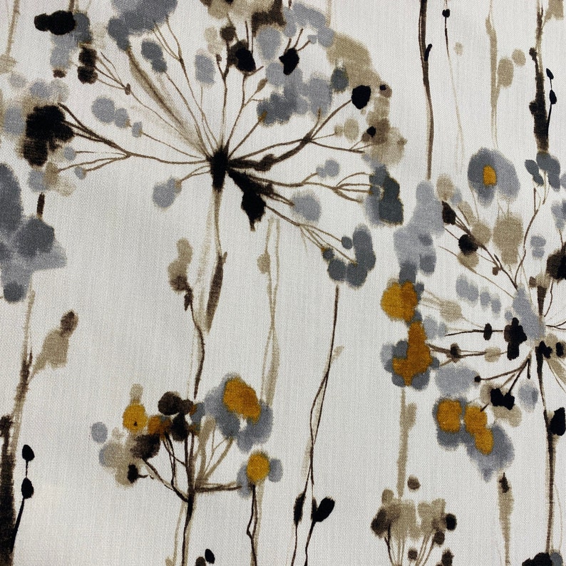 Gray and Gold Modern Floral Throw Pillow Cover Gray Gold Etsy