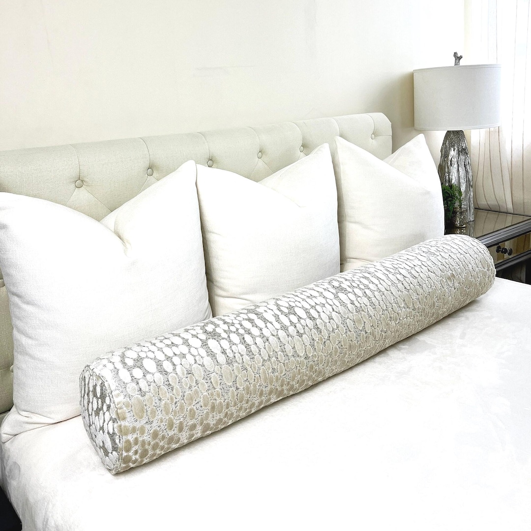 Extra Long Velvet Bolster Pillow With Piping and a Dacron-wrapped Foam  Insert Custom Bolsters, Bed Pillows New Zealand