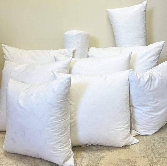 Custom Down Pillow Inserts for Bedding 