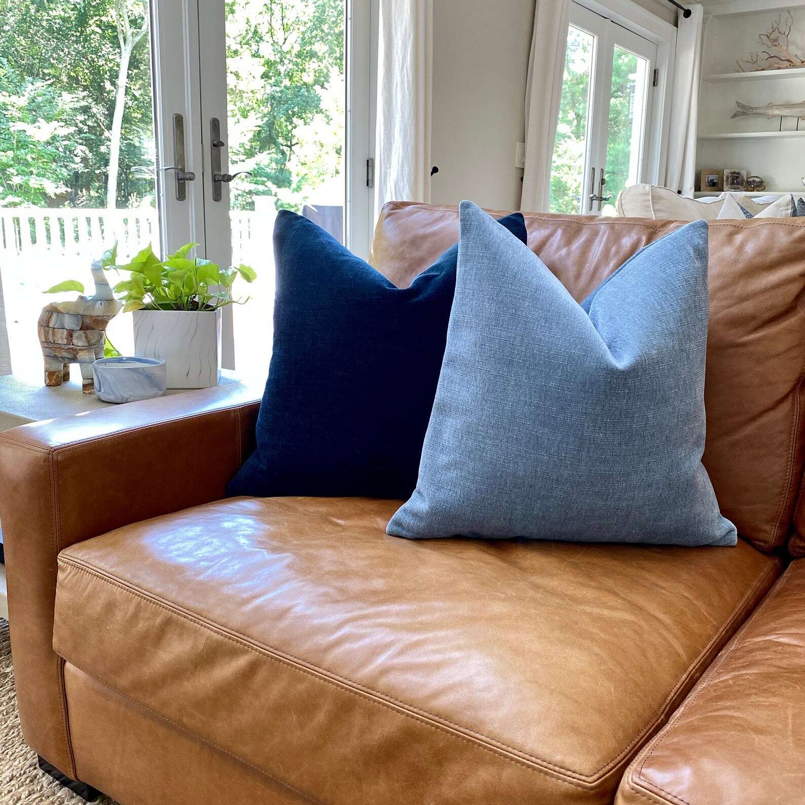 Navy Velvet Throw Pillow Cover Dark Blue Velvet Designer Etsy