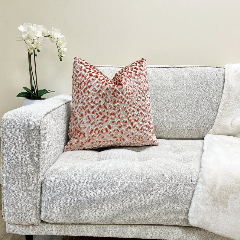 Raspberry Blush Velvet Leopard Print Throw Pillow Cover Etsy