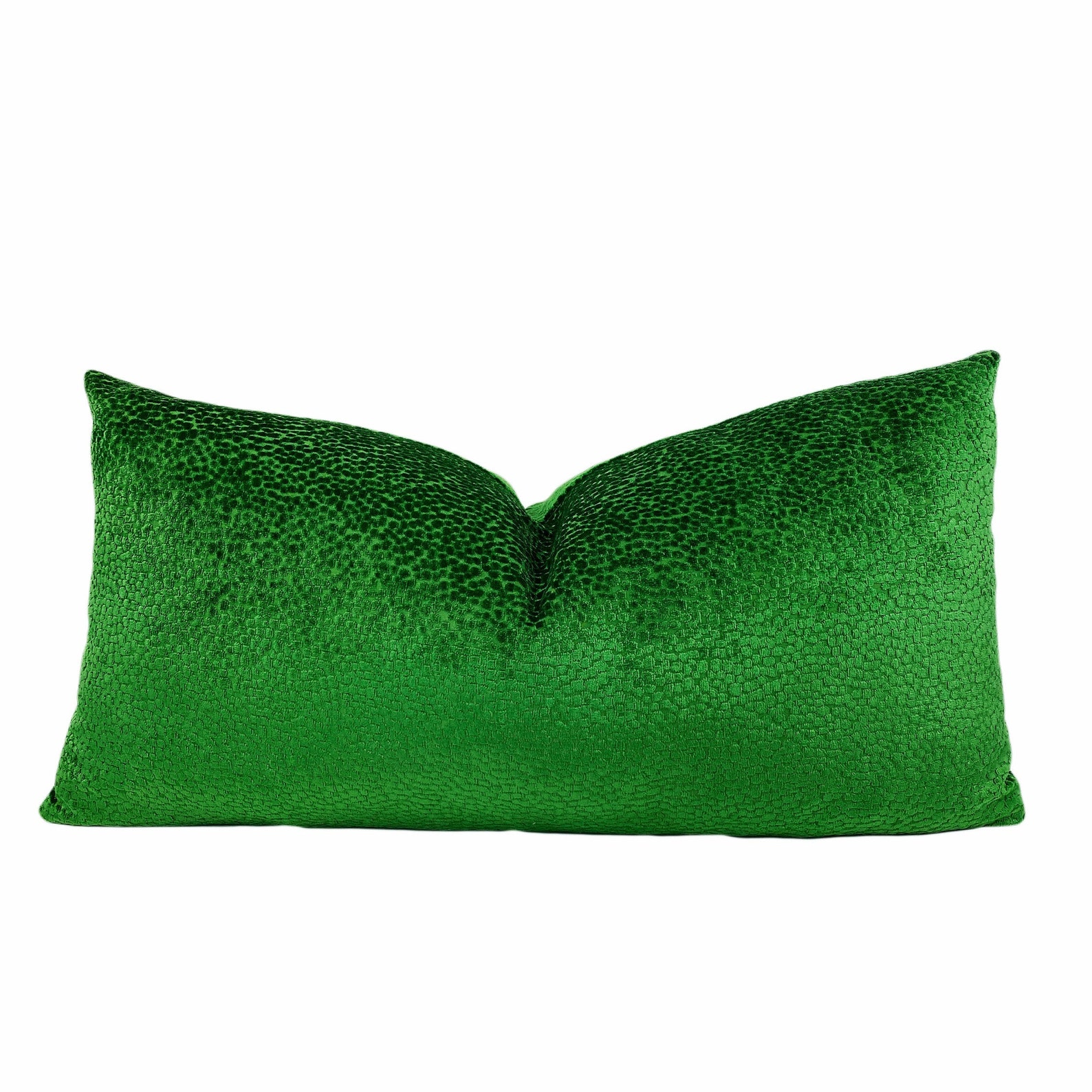Hunter Green Velvet Throw Pillow Cover Modern Velvet Etsy