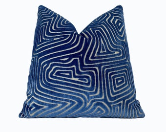 electric blue throw