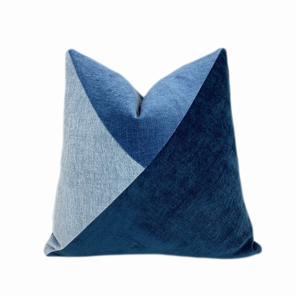 Navy Blue Pillows Etsy