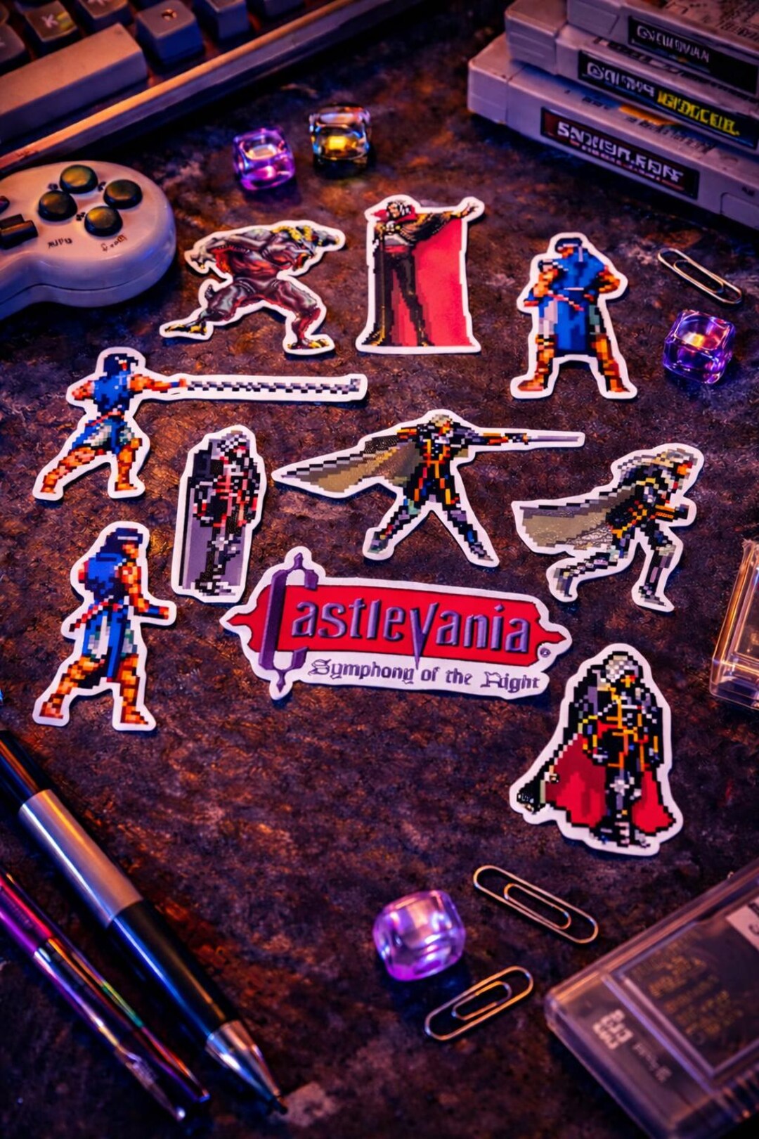Castlevania Stickers | Symphony of the Night, Retro Gaming Vinyl - Etsy