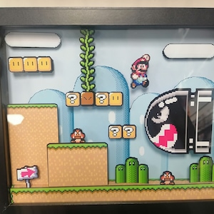 Super Mario World 3d shadowbox
