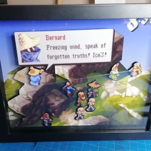 Final Fantasy Tactics framed 3D Wall Art