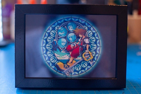 New!! Kingdom Hearts 5x7 Dive to the Heart Shadowbox - Etsy