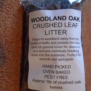 Woodland Oak Crushed Leaf Litter FREE POSTAGE