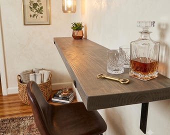Modern Rustic Wood Storage Solutions with Heavy Duty Iron L Brackets