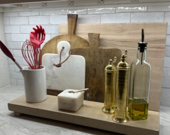 Rustic Wood Kitchen Riser: French Country Decor