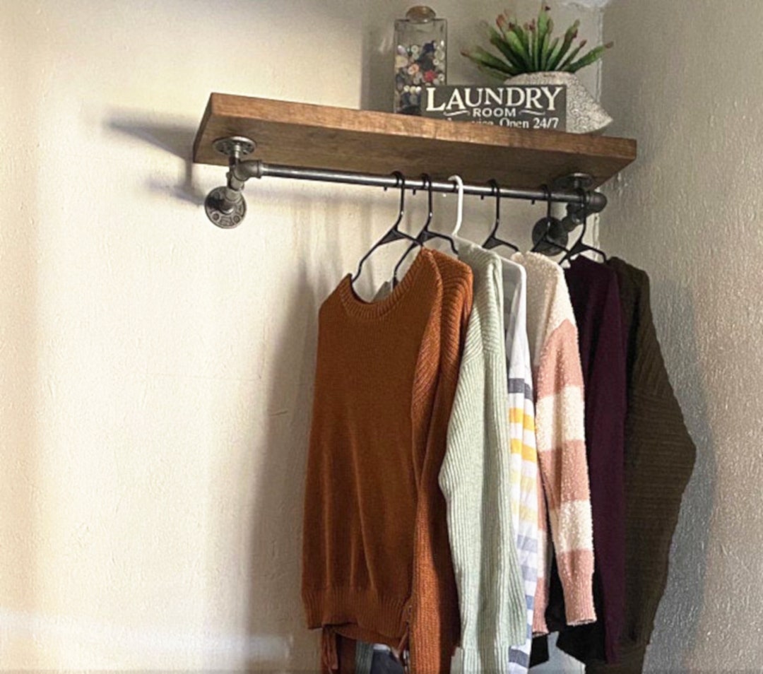 Laundry Room Towel Holder, Heavy Duty Laundry Room Rack, Apartment