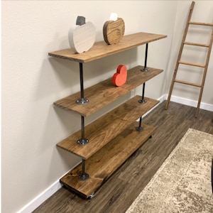 Multiple Shelf Rolling Cart, from 2 to 4 shelves, with various lengths.  Wine Cart, Clothing Shoe Storage, Book Storage, Spice & Food Cart