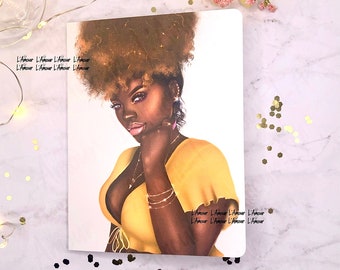 African American Greeting Card | Black Woman Card | Black Girl Magic | Black Girl Greeting Card