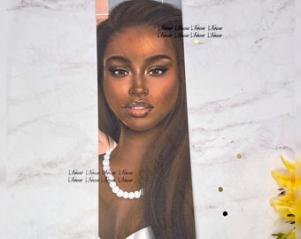 Black Woman | Fancy | Melanin | Black Girl Magic Bookmark | African American | Book Reader