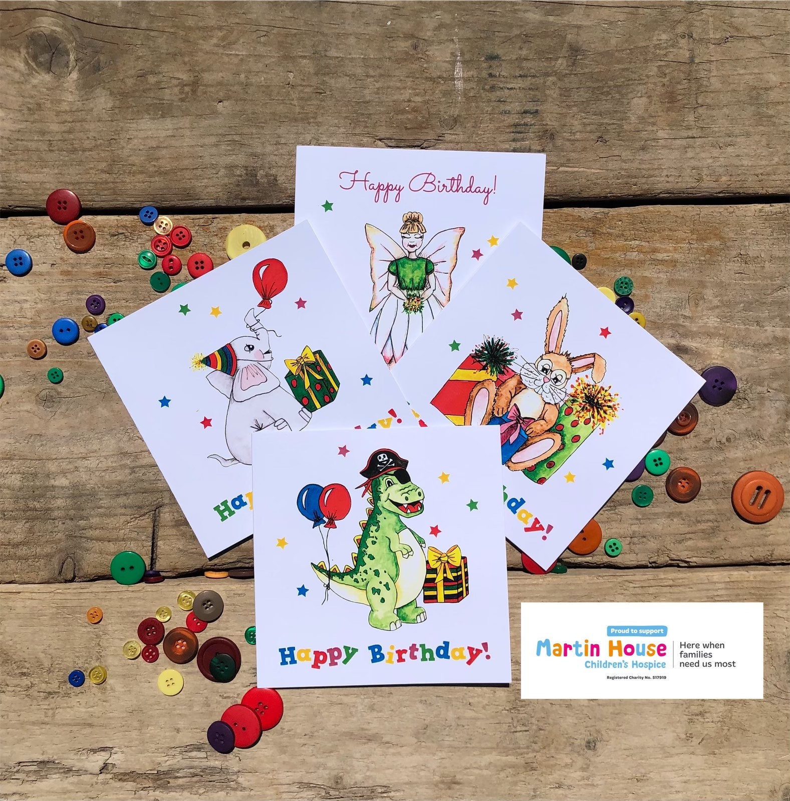 Charity birthday card Childrens birthday card birthday Etsy