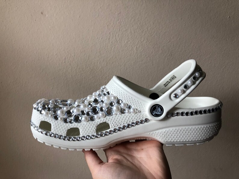 bridal crocs flats