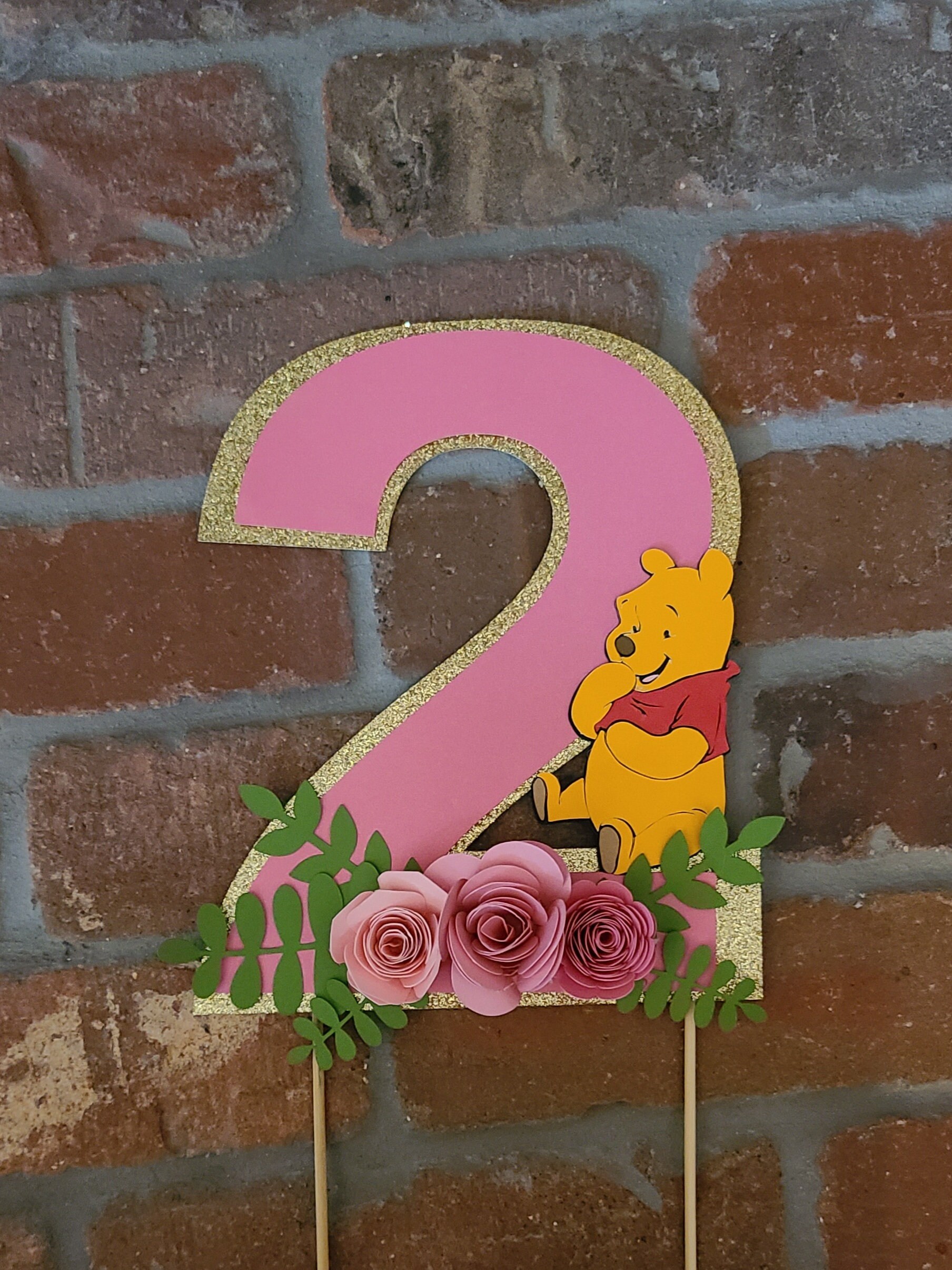 Winnie the Pooh Cake Topper Etsy