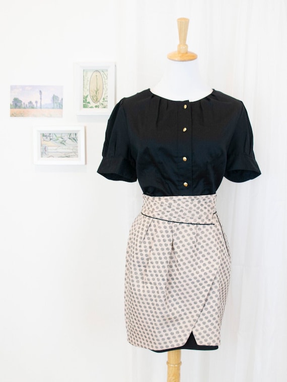 Vintage Tulip Wrap Skirt