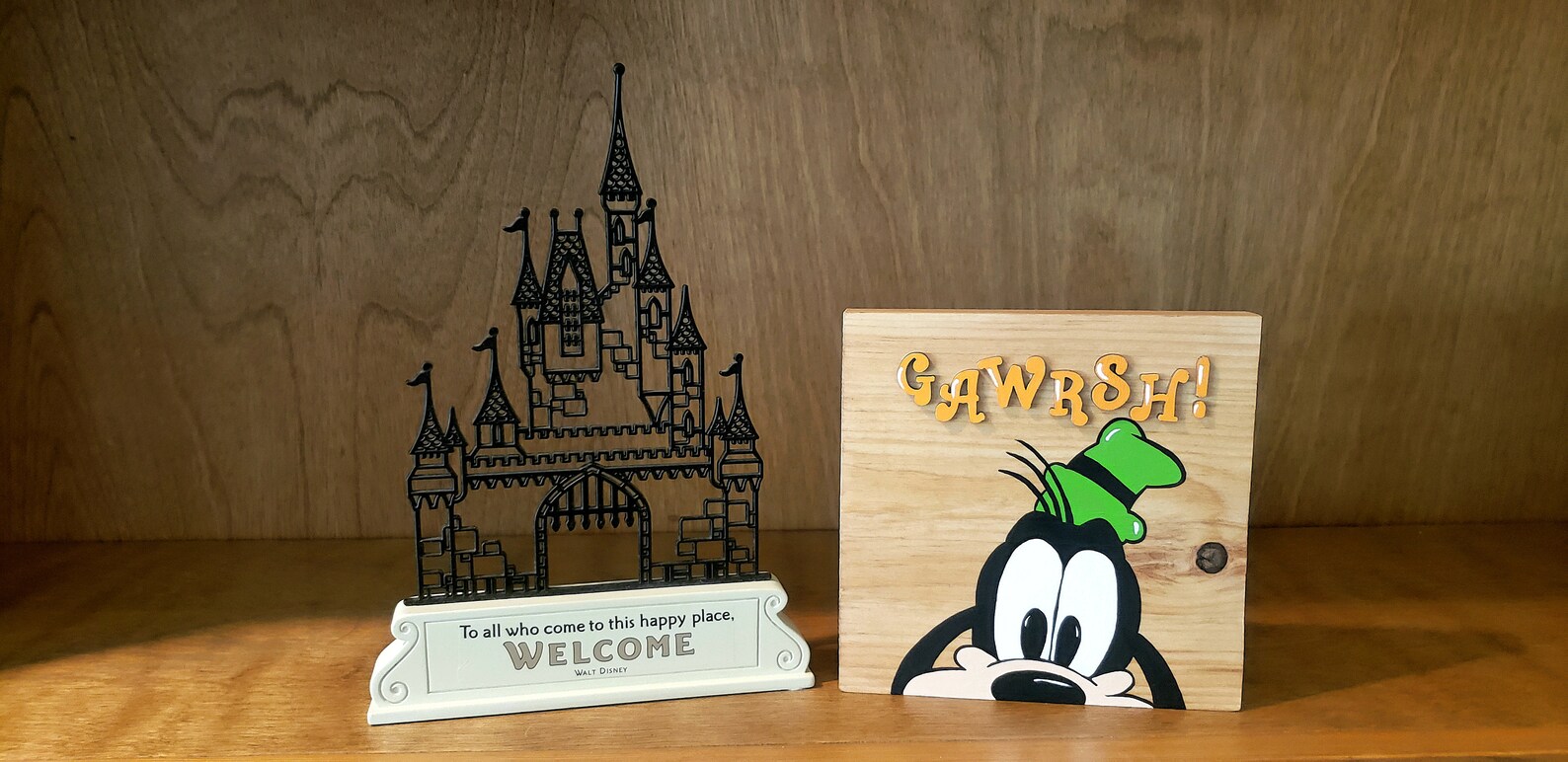 Goofy/Gawrsh Quote/Disney Wood Sign | Etsy
