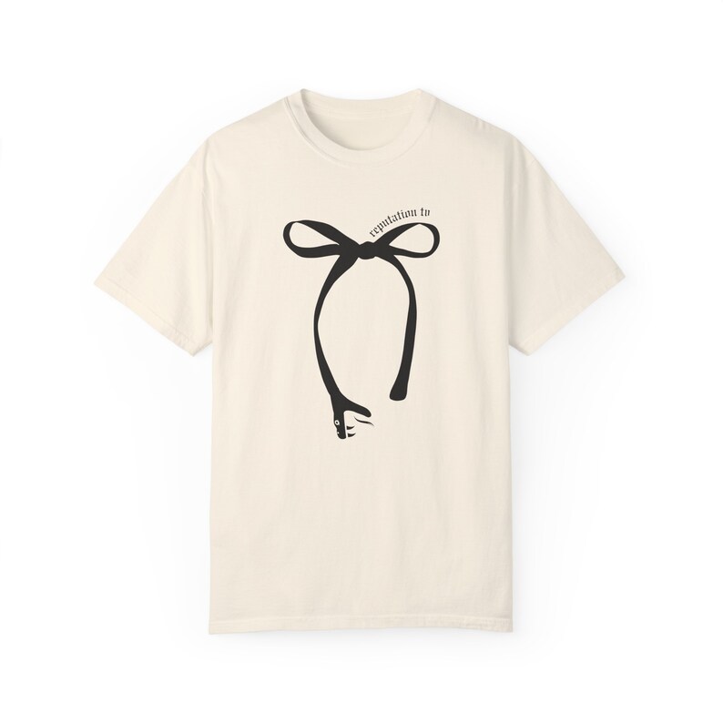 Reputation Tv Reputation TS Inspired Bow & Snake Combo Comfort Colors