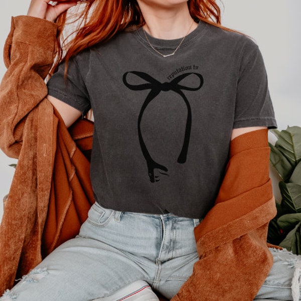 reputation tv | reputation TS inspired bow & snake combo comfort colors tshirt