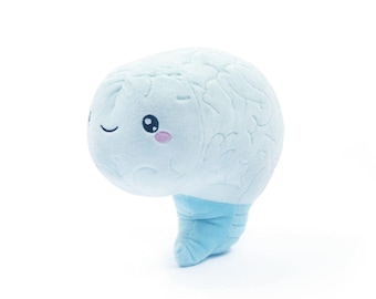 Brain Plush Organ - Nerdbugs Brain Plushie Organ - Love on the brain!