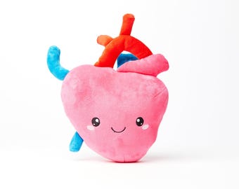 Heart Plush Organ - Nerdbugs Heart Plushie Organ - I aorta to tell you how much I love you