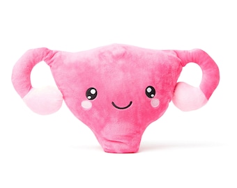 Uterus Plush Organ - Nerdbugs Uterus Plushie Organ - Who put the cuter us in uterus?