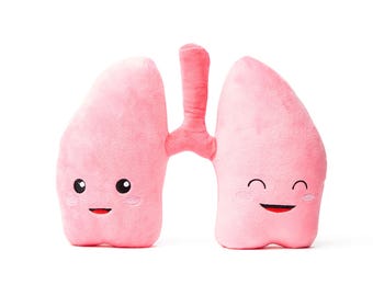 Lung Plush Organ - Nerdbugs Lung Plushie Organ - We be lung together!