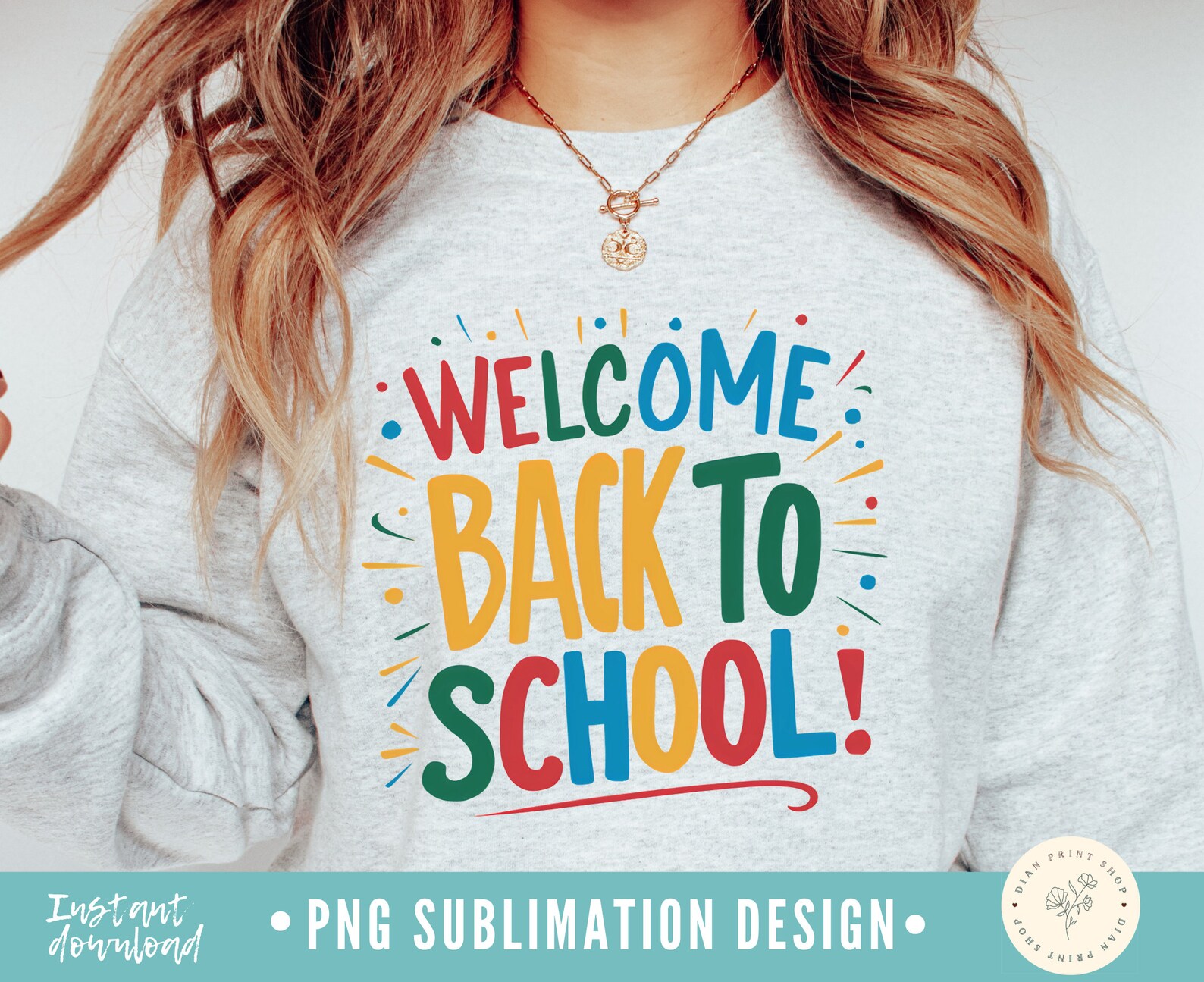 Welcome Back to School Png, First Day of School Png, School Png Files ...